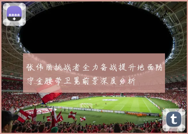 张伟丽挑战者全力备战提升地面防守金腰带卫冕前景深度分析